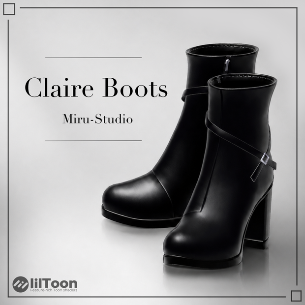 【11アバター対応】Claire Boots【VRC衣装】
