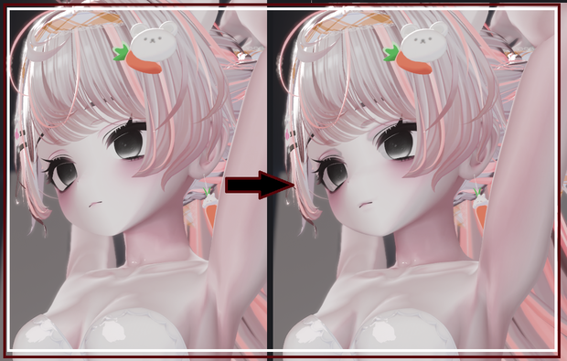 【 2アバター対応】AO Ambient Occlusion add-on texture