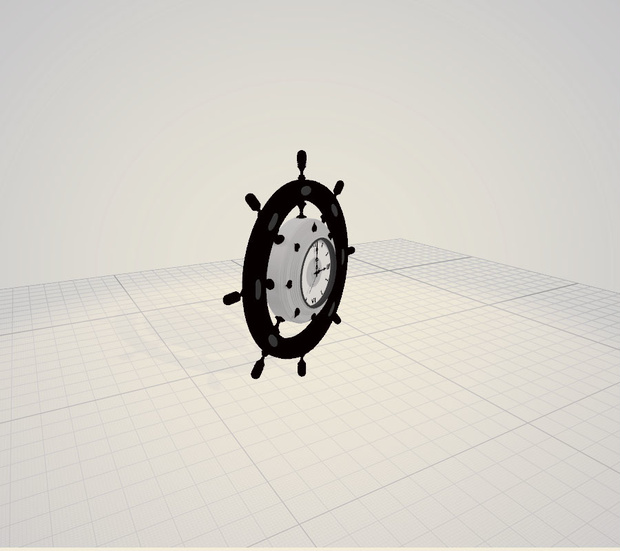 3d   時計