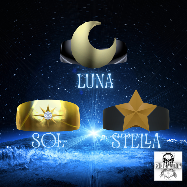 【無料】Celestial Trineシリーズ【リング3本セット】
