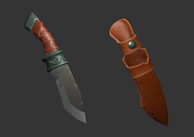 狩猟用ナイフ　hunting knife