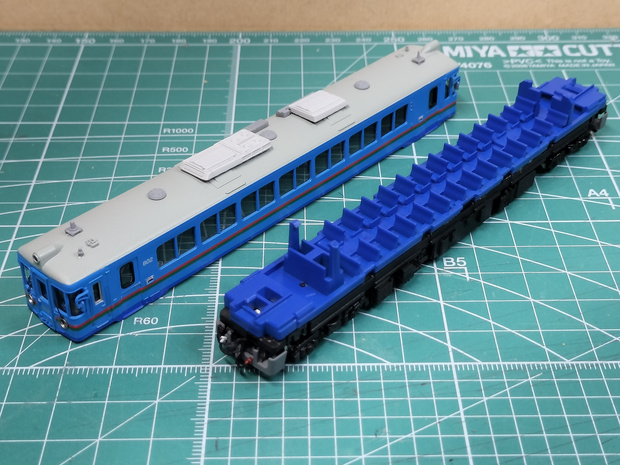 Nゲージ　京都丹後鉄道　KTR700,800形専用トレーラーキット