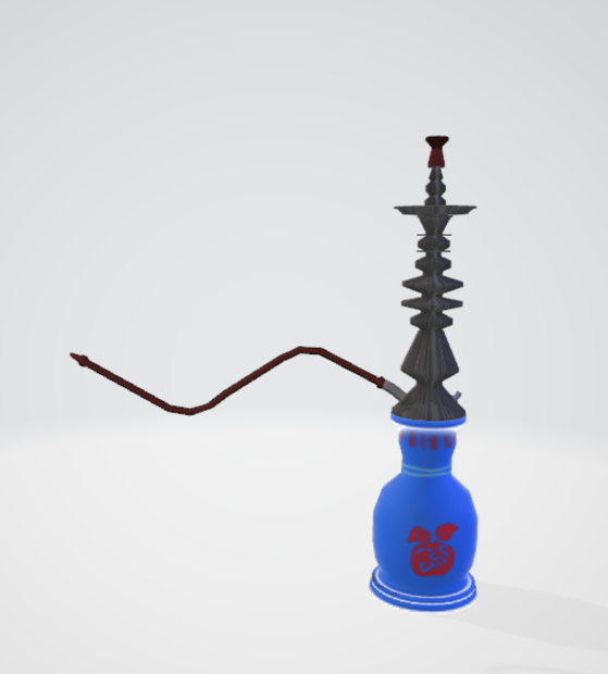 FREE! 3Dmodel 水たばこ(シーシャ)　shisha