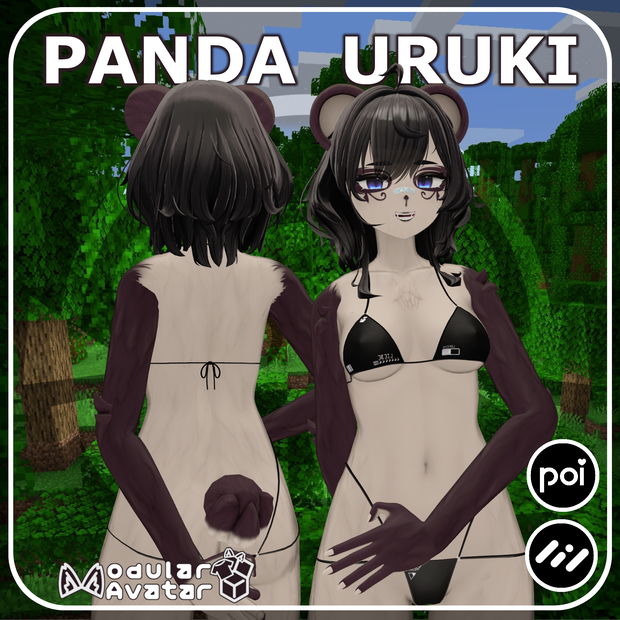 Panda Uruki - Texture + Animal Parts