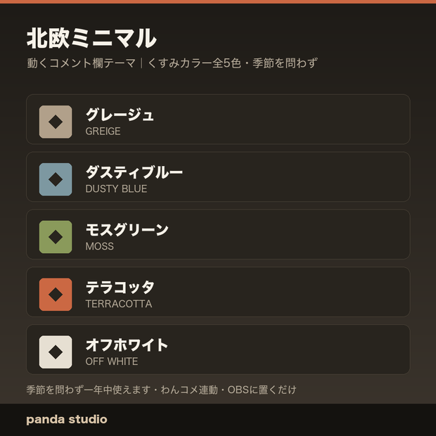 【わんコメテンプレート】北欧ミニマル コメント欄テーマ｜わんコメ連動・くすみカラー全5色・季節を問わない配信ウィジェット【商用可】【わんコメテンプレート】北欧ミニマル コメント欄テーマ｜わんコメ連動・くすみカラー全16色・季節を問わない配信ウィジェット【商用可】