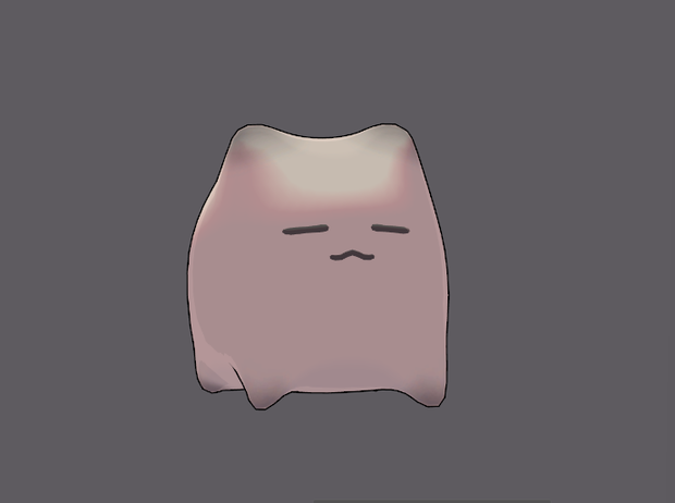【無料】にゅんにゅ【オリジナル3Dモデル】