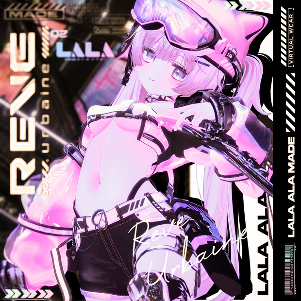 【12アバター対応】Reve urbaine【VRChat想定】