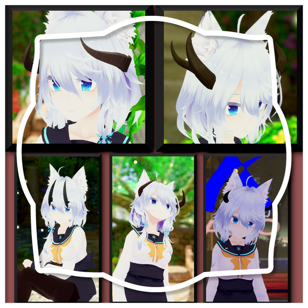 Anime Horn Pack for VRChat : VRChat用アニメホーンパック