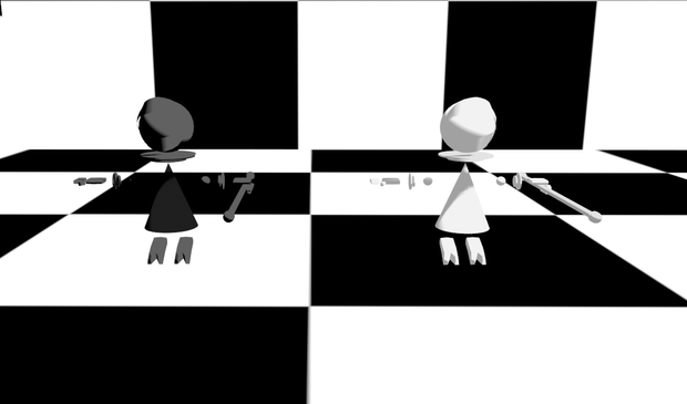 pawn　Black/White