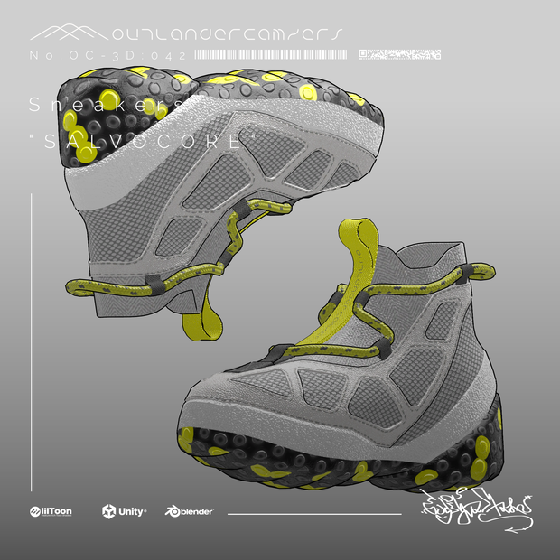 Original Design Sneakers【SALVOCORE】