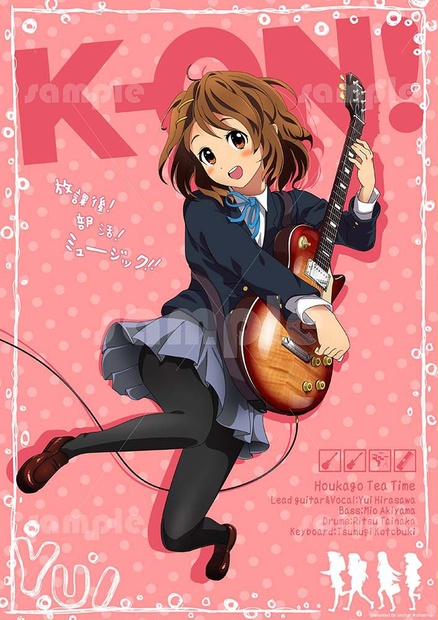 【ポスター】 平沢 唯ちゃん ポスター [K-ON!] - ぽつり部 - BOOTH