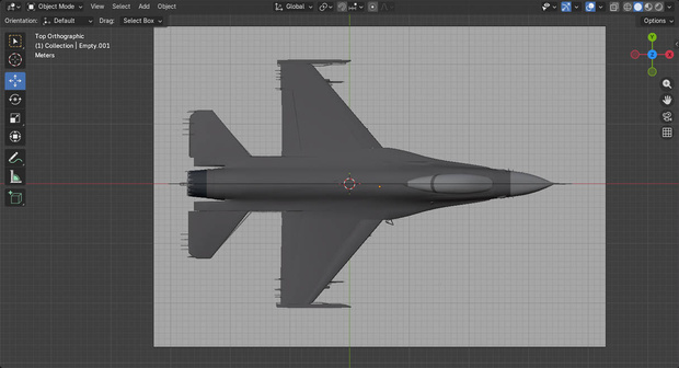 vrchat F-16 avatar vehicle asset.