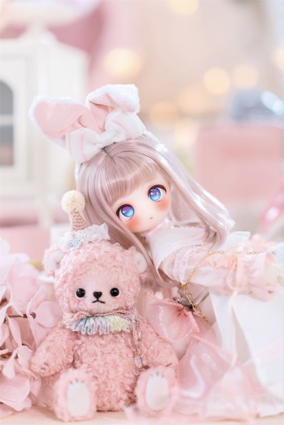 「雪追いウサギ」（1/6ドールサイズ）