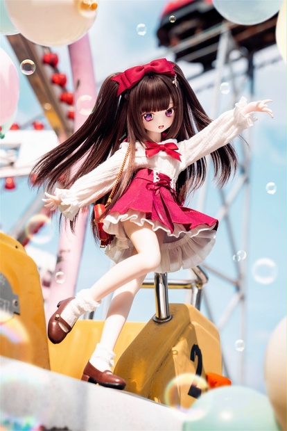 TinyFox 1/6 幼SD デビー チェリー 公式ヴィッグ ＋衣装 セット 新商品 ...