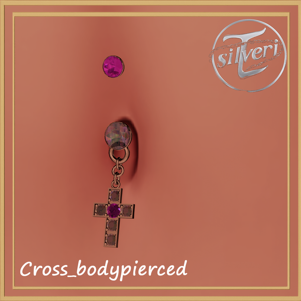 【Cross_bodypierced】3アバター対応【#T_silveri】
