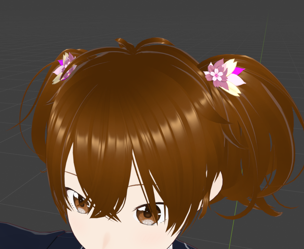 桜モチーフ髪飾り
