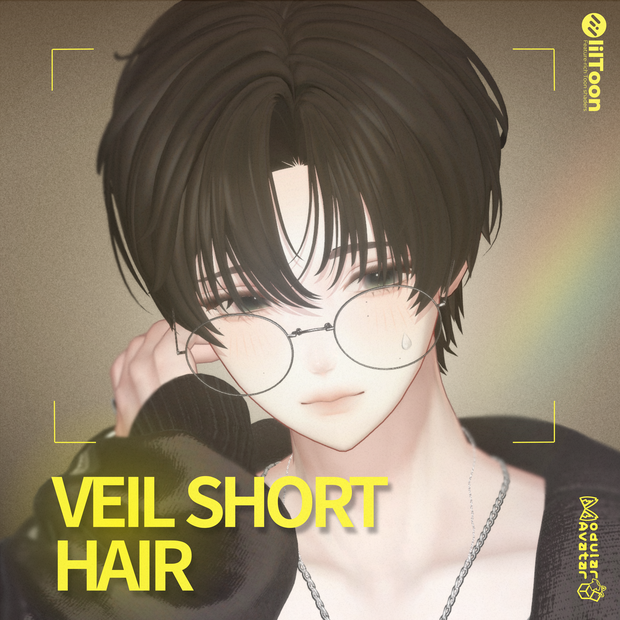 Veil_Short_Hair / 15_Avatars_Support