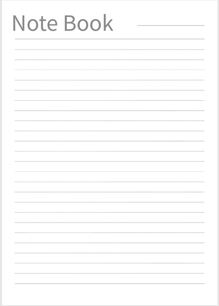 シンプルノート（PDF）