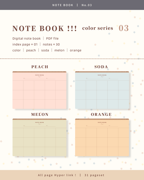Notebook ｜ No.03