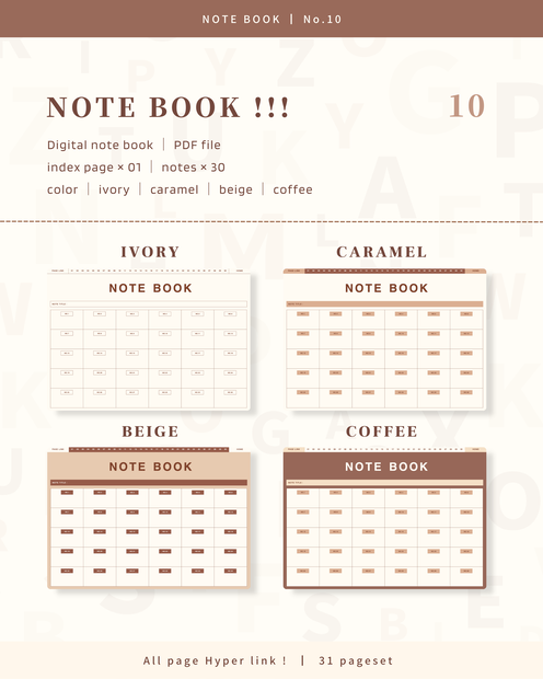Notebook ｜ No.10  