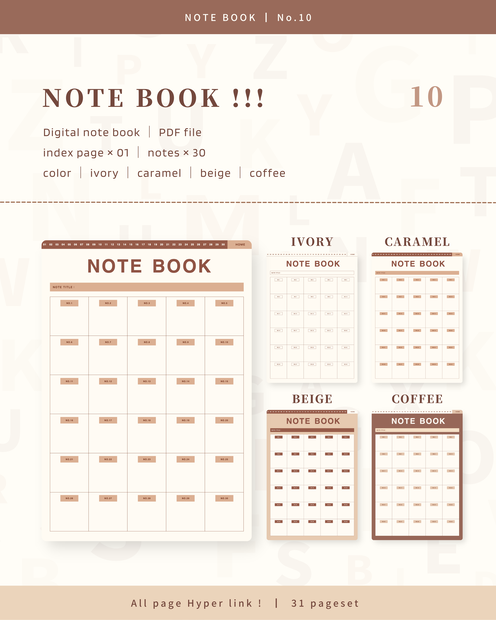 Notebook ｜ No.10