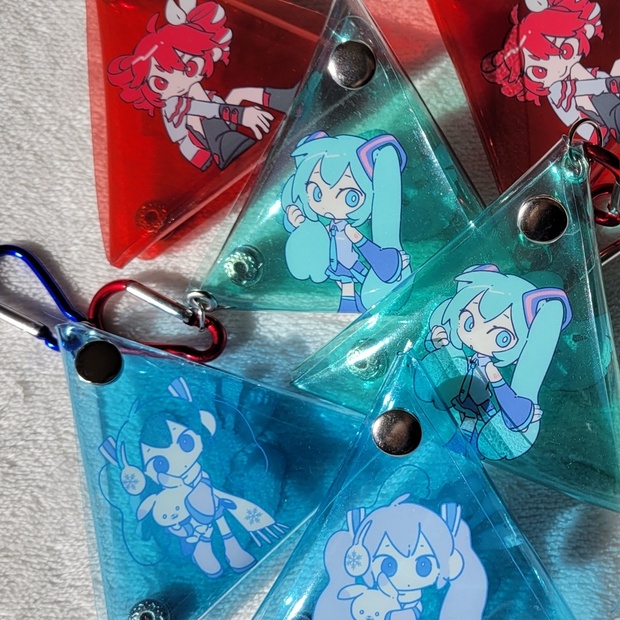 PVCクリアポーチ／サンカク - ClowZ｜渡瀬しぃの - BOOTH