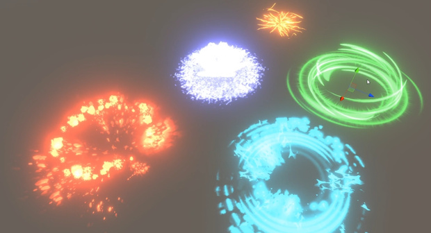 Unity2019パーティクル「MQOf_StepEffect_particle」