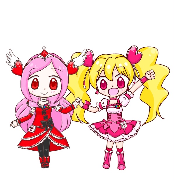 フレッシュプリキュア！ ピーチ＆パッションアクリルスタンド