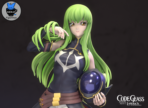 シー・ツー C.C CODE GEASS 3Dプリント用STLデータ