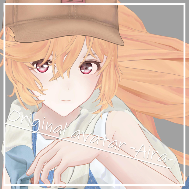 【VRchat対応オリジナル3Dモデル】-Aira-