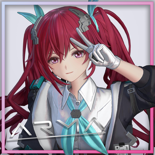 【VRchat対応オリジナル3Dモデル】ARMA-アルマ- 