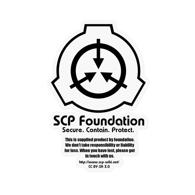 Scp 何でも財団支給品ステッカー 標本保管室 Booth