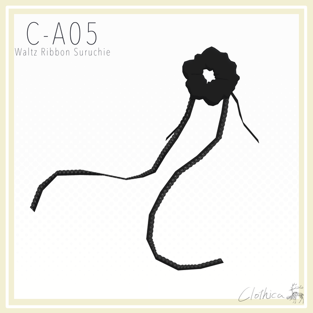 【無料/free】C-A05 Waltz Ribbon Scrunchie