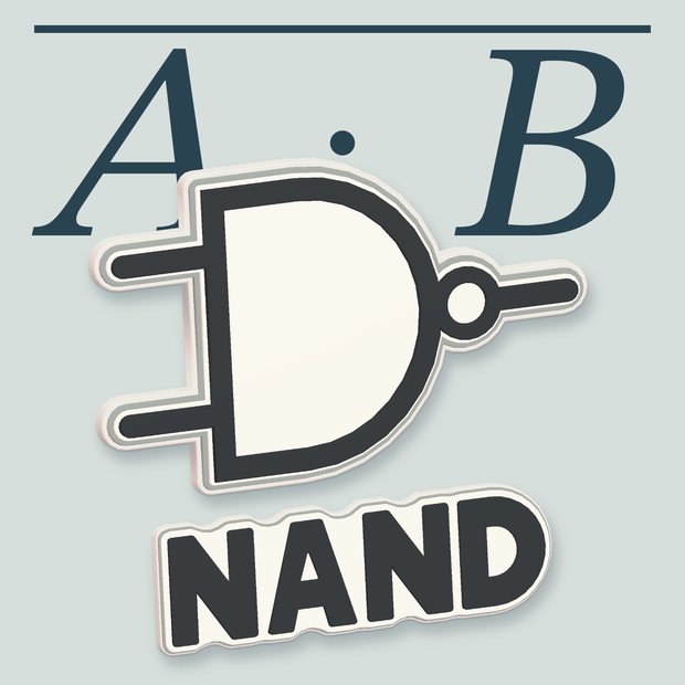 【無料】NAND｜論理回路モチーフのヘアアクセサリー【VRChat】