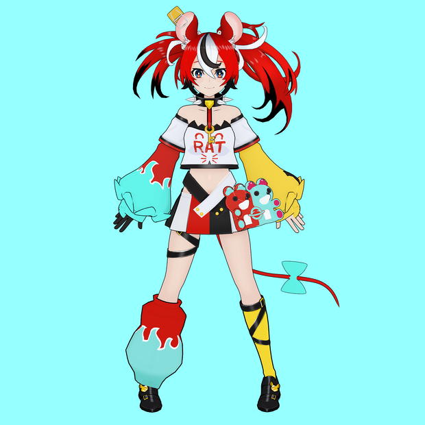 【非公式】Hakos Baelz（ハコス・ベールズ）3Dモデル