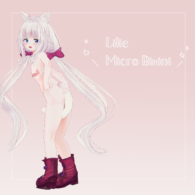 Lilieちゃん(リリエちゃん)用 マイクロビキニ ￥600