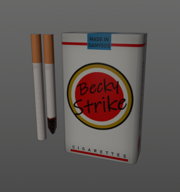 BeckeyStrikeタバコ「FBXモデル」
