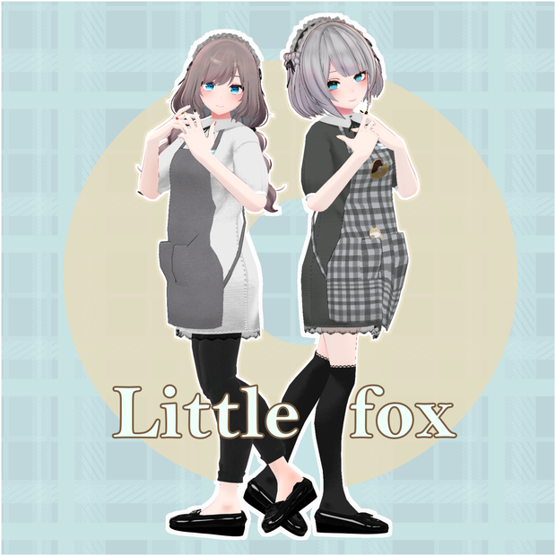【VRChat】Little　fox【京狐・沙猫対応】