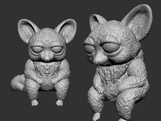 【3Dプリンター出力用】ガラゴ