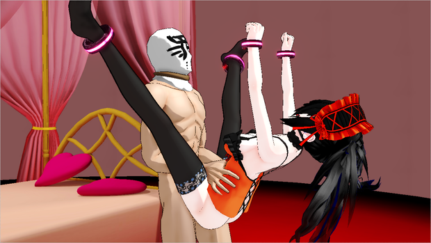 【R18 MMD Motion】高速空中拘束正常位 Speedy Air Bondage Missionary