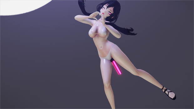 【R18 MMD Motion】立ちハートディルド Standing Heart Dildo