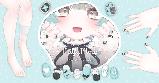 Milfyモチーフ Hand & Foot Nail ❤︎ MA対応【ミルフィ専用】