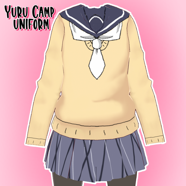 【SCHOOL UNIFORM】 VROID YURU CAMP UNIFORM