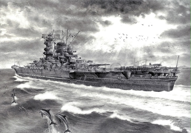 惜別の刻－戦艦 大和 2605－（The reluctant parting -Battleship Yamato 2605-） - ART  STUDIO 楓-fu- - BOOTH