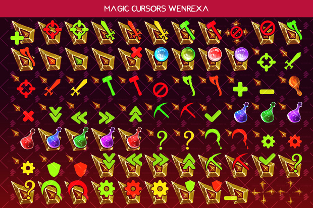 RPG Anime Cursors & RPGアニメカーソル
