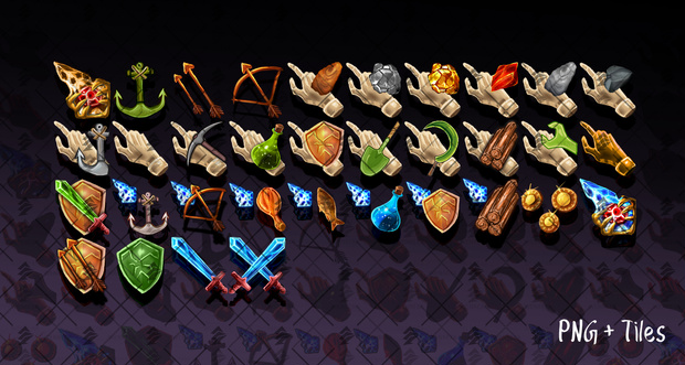 Assets Magic Crystal Cursors Pack +171