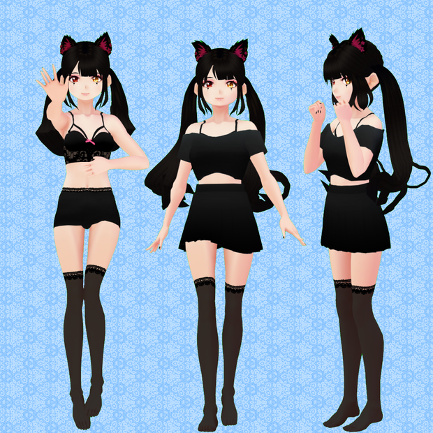 [VRoid] Goth Fashion Outfit