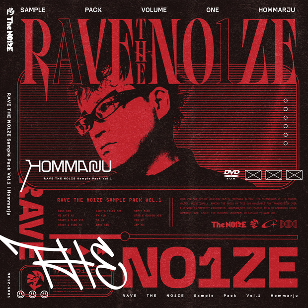 RAVE THE NO1ZE Sample Pack Vol.1 / Hommarju