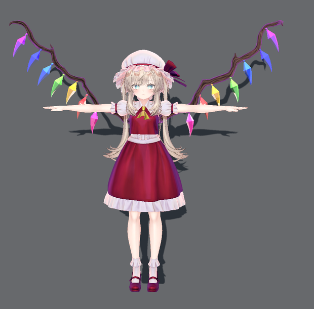 コンセプト衣装 / [フランドール・スカーレット (Flandre Scarlet)] 플랑드르 스칼렛/ 東方Project / マヌカ/ミルティナ/しなの/Manuka/Shinano/Milltina