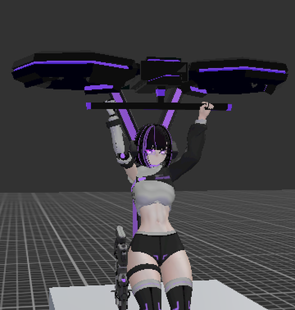 Flying Drone Animation Unity/VRChat